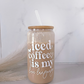 Verre Iced Coffee Is My Love Language 16 oz | 25 oz | Couvercle & Paille Incluse