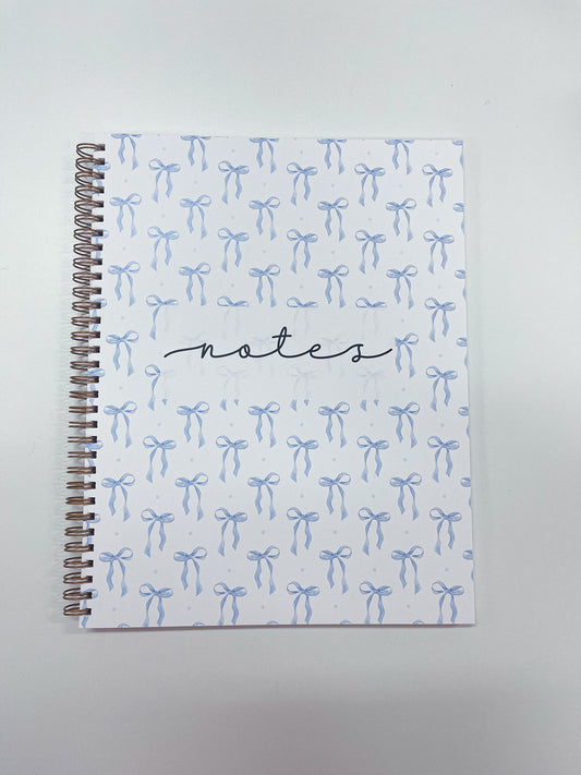 Cahier de notes | Boucles bleues