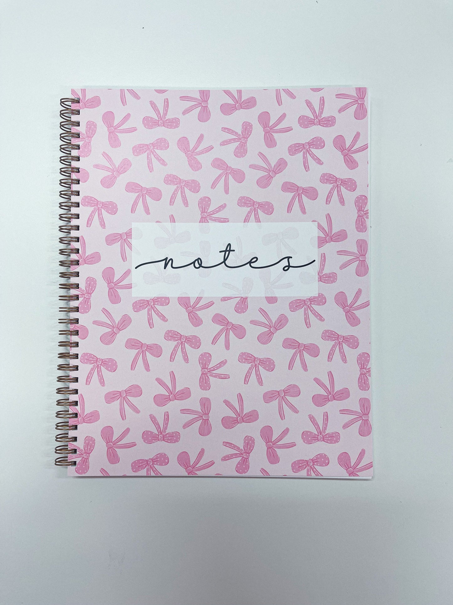 Cahier de notes | Boucles roses