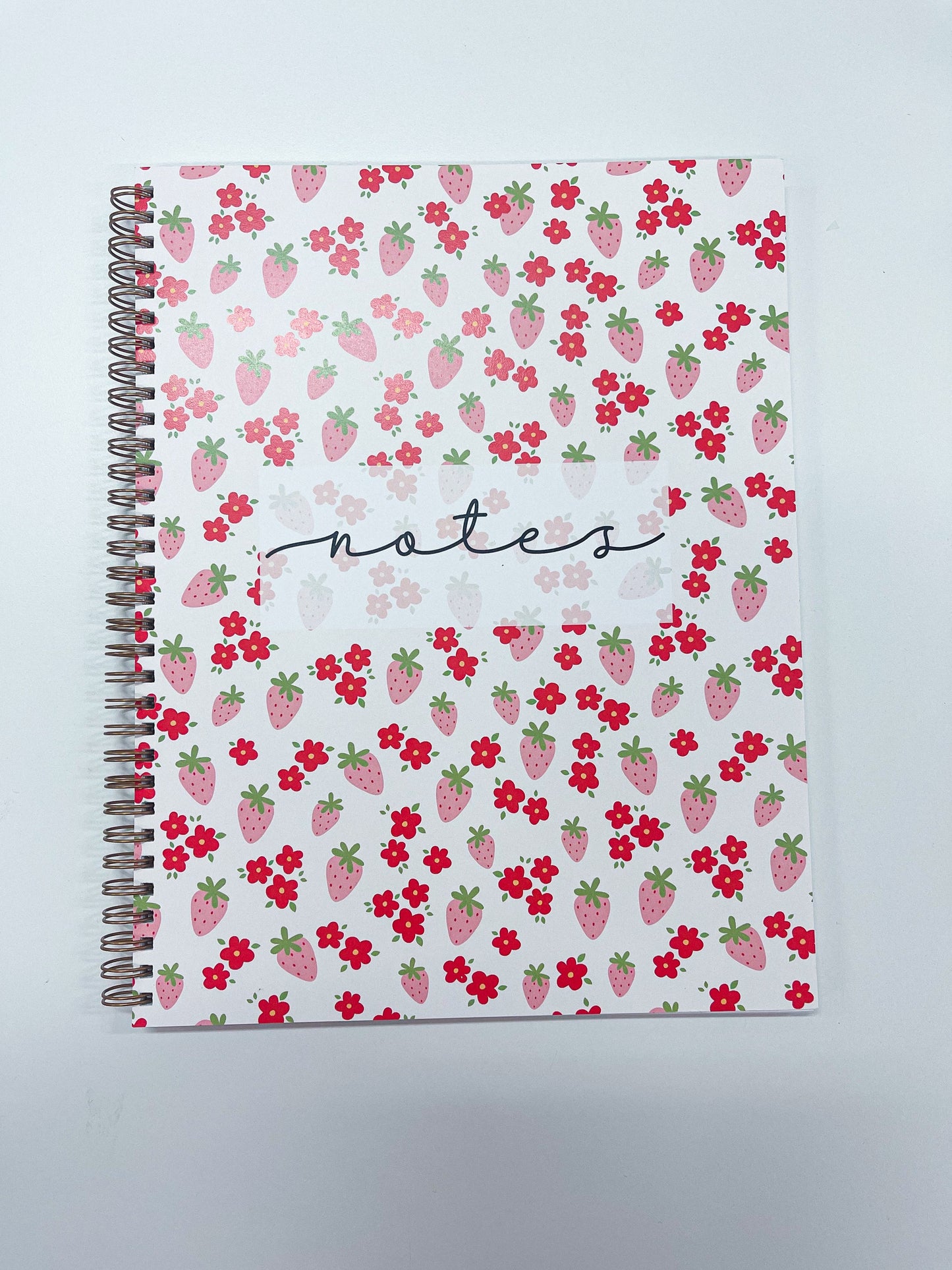 Cahier de notes | Fraises