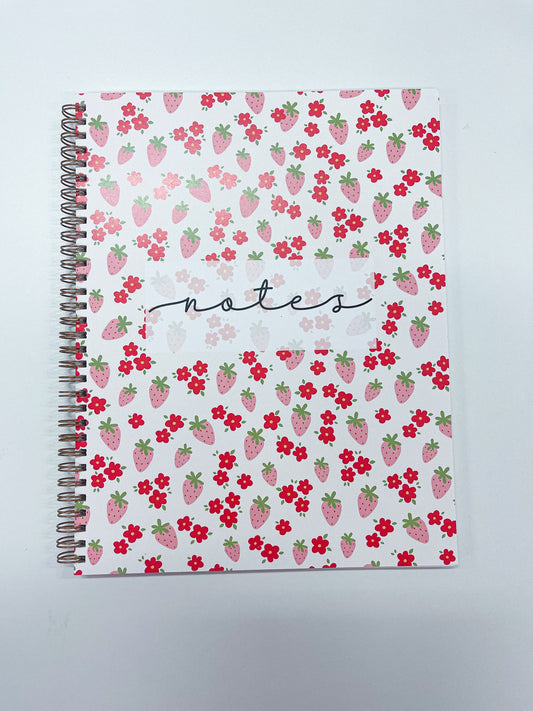 Cahier de notes | Fraises