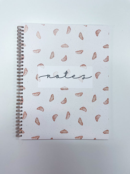 Cahier de notes | Croissants