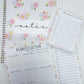 Trio | Cahier de notes | To do | Planificateur | Bouquet de roses | 100 pages