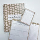 Trio | Notebook | To-Do List | Planner | Sage &amp; Pink Flowers