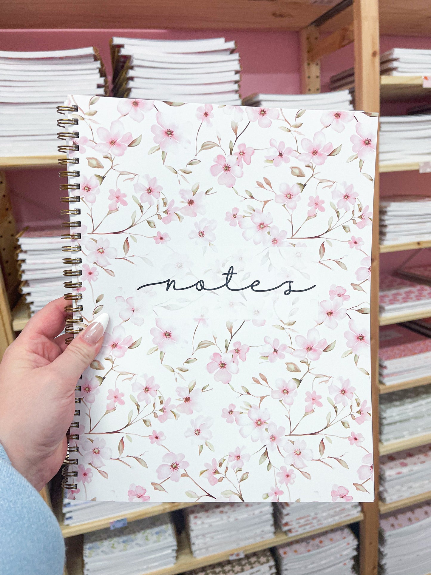 Cahier de notes | Fleurs Roses Sakura | 100 pages