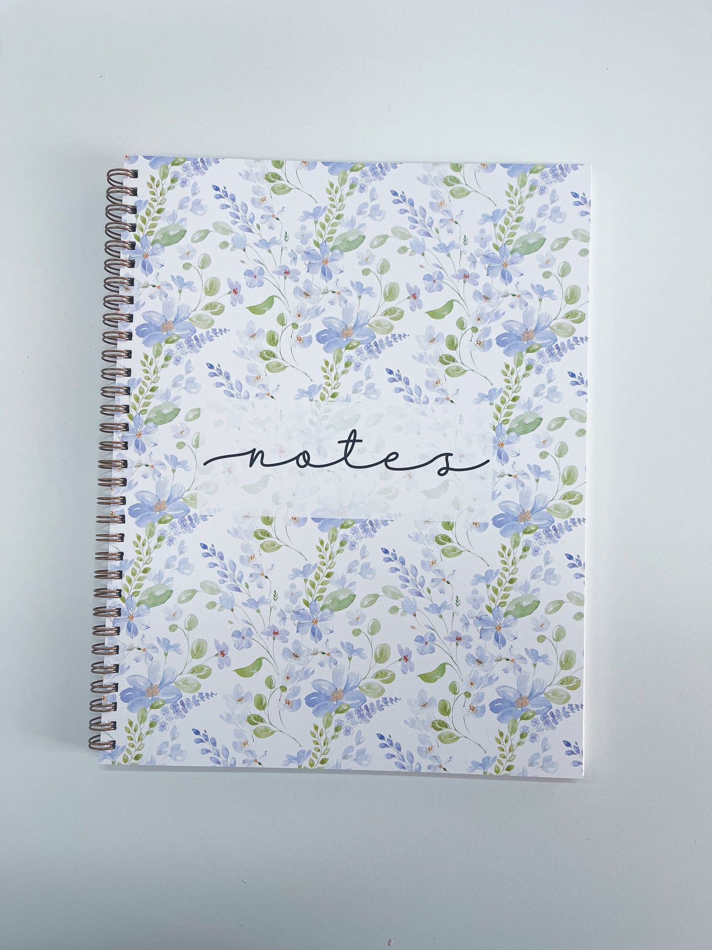 Cahier de notes | Fleurs bleurs et feuillages | 100 pages